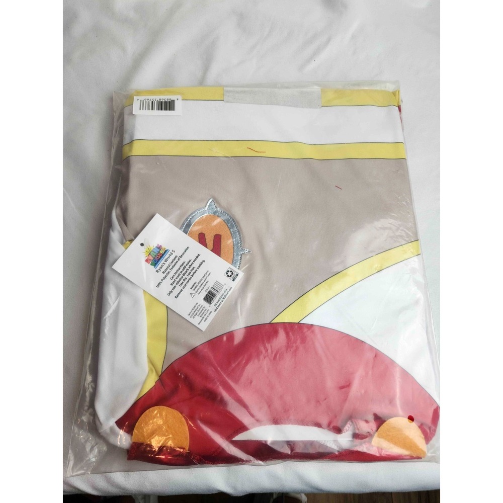 Ryan's World Red Titan Costume Boys Kids Small Red Superhero Jumpsuit Mask NEW